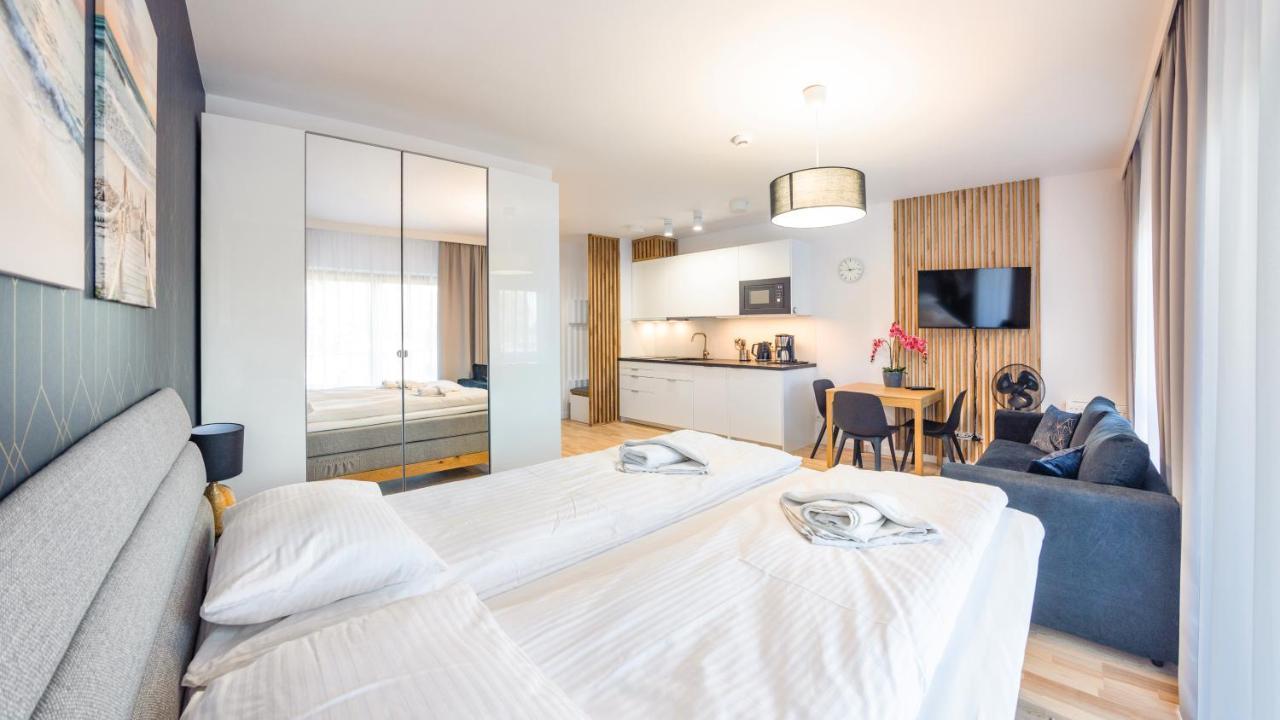 Apartamenty Sun & Snow Nadmotlawie Z Sauna Gdańsk Kültér fotó
